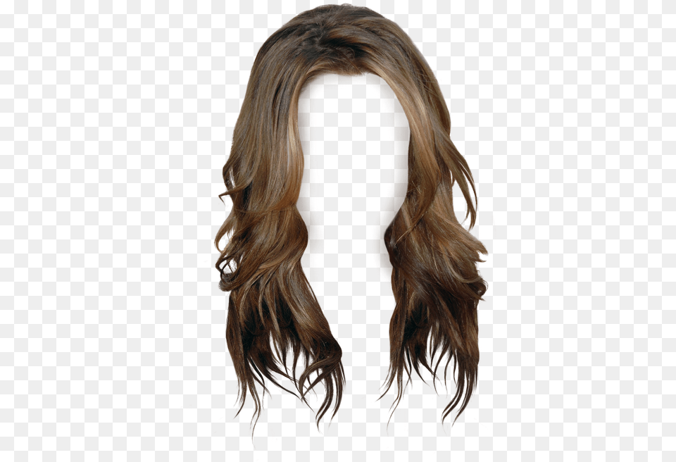 Brown Hair Wig Long Hair Transparent Background Hair Clipart, Adult, Female, Person, Woman Png