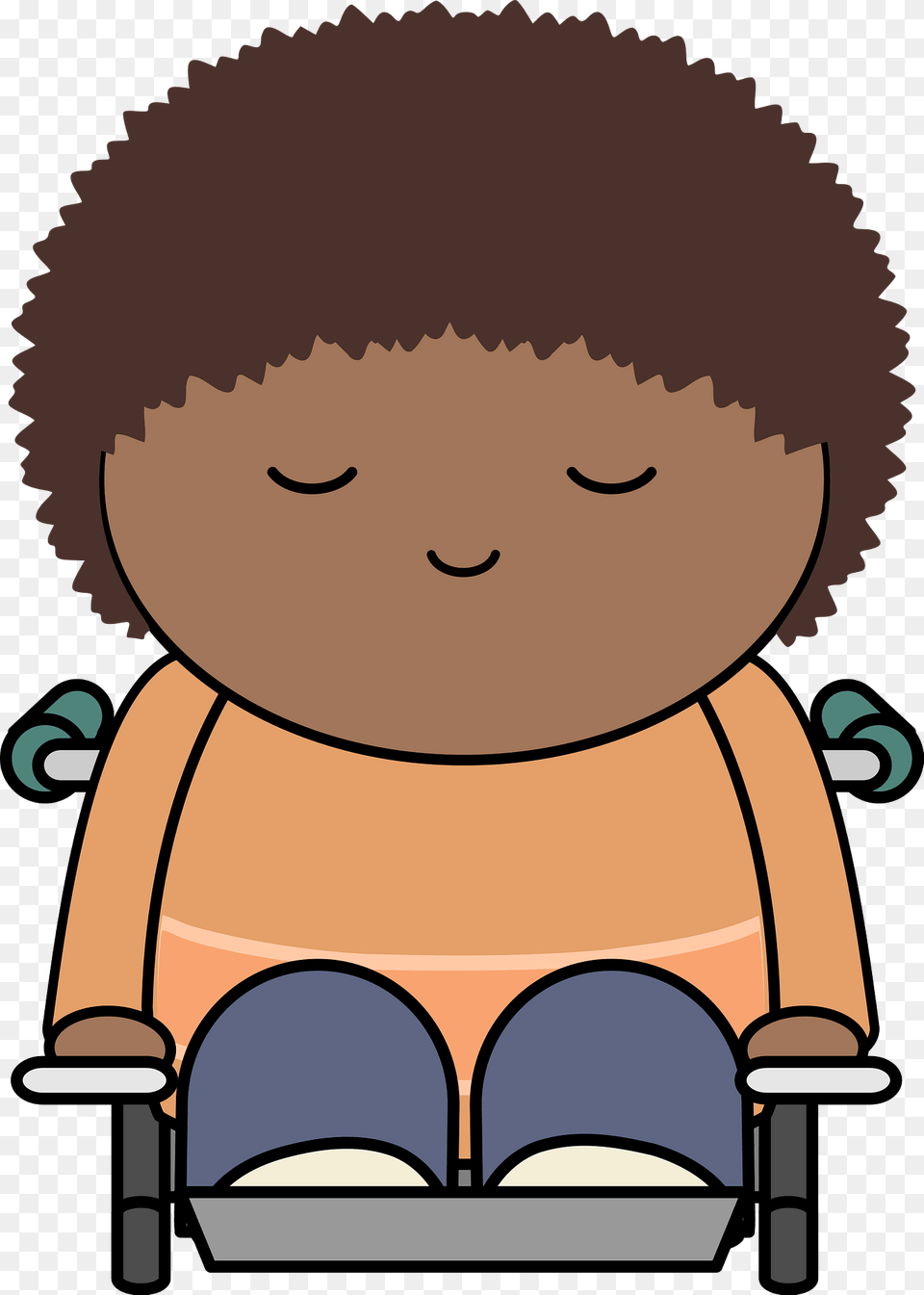 Brown Haired Boy In A Peach Shirt Eyes Closed Sitting Down Clipart, Person, Reading, Baby, Face Free Png Download