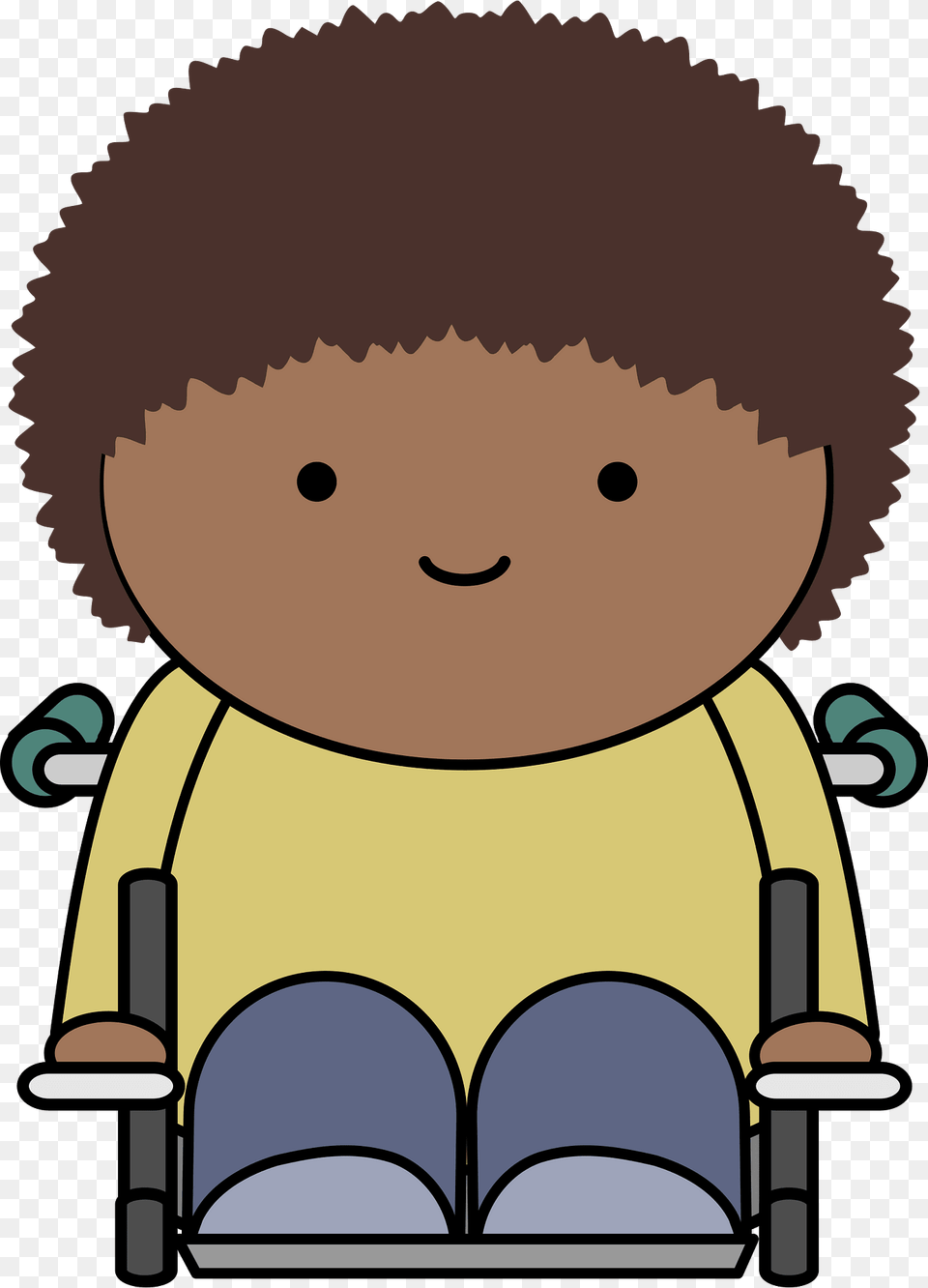 Brown Haired Smirking Boy Wheelchair Clipart, Reading, Person, Baby, Book Png