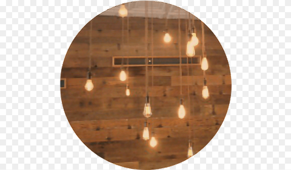 Brown Hanging Lights Bulb String Wood Circle Light Brown Brown Aesthetic, Chandelier, Lamp, Lighting Png Image