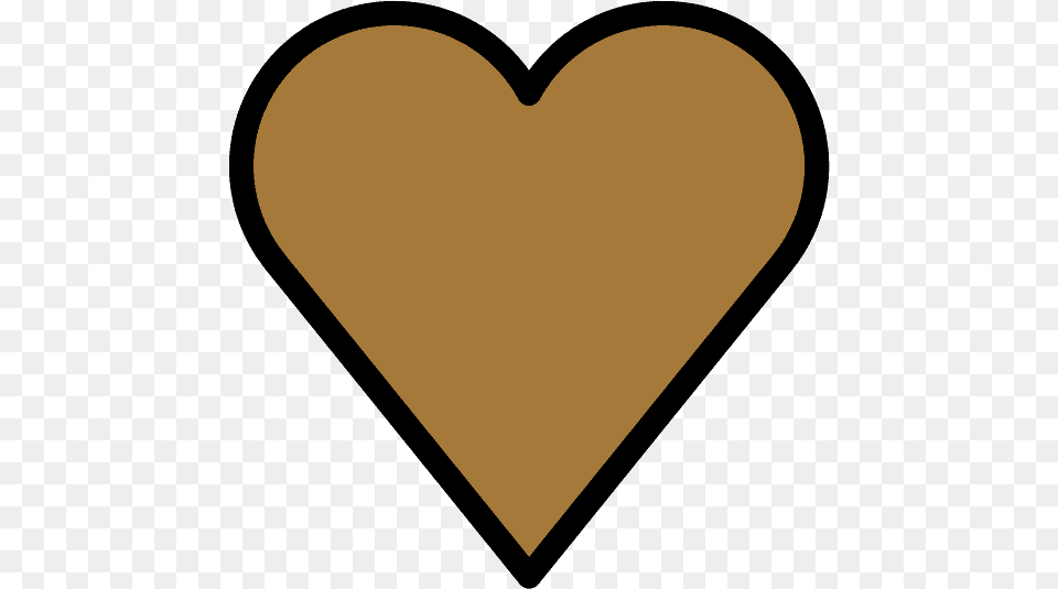 Brown Heart Emoji Clipart Heart Png