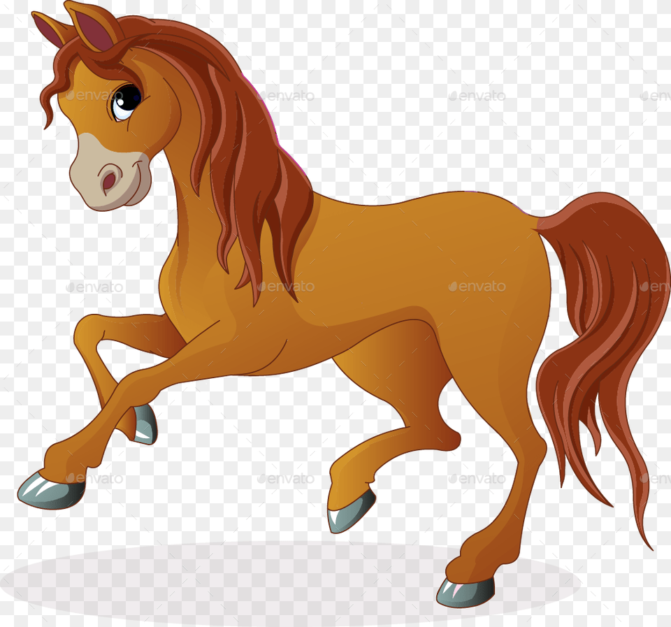 Brown Horse Pony Brown Horse Pony Horse Cartoon, Animal, Colt Horse, Mammal Free Png
