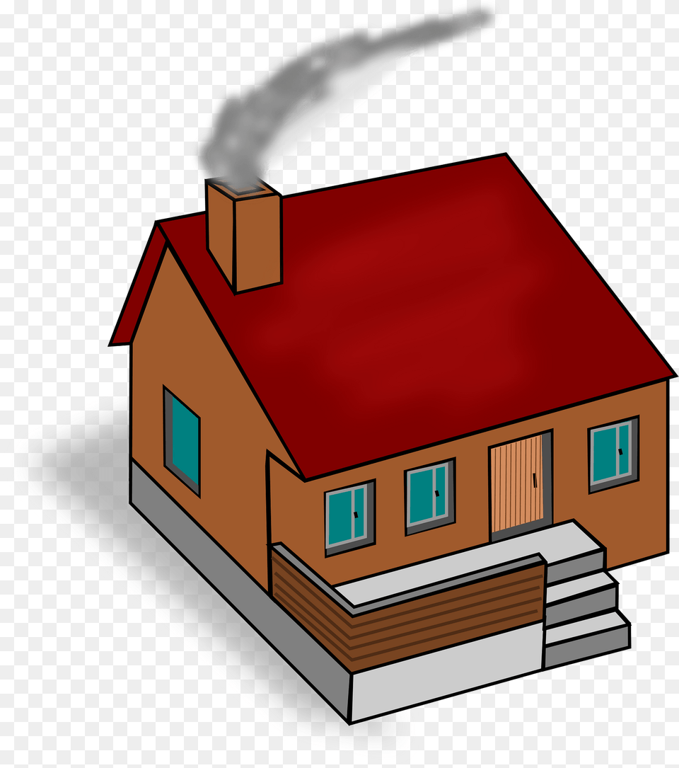 Brown House Clipart, Architecture, Building, Cottage, Housing Free Png