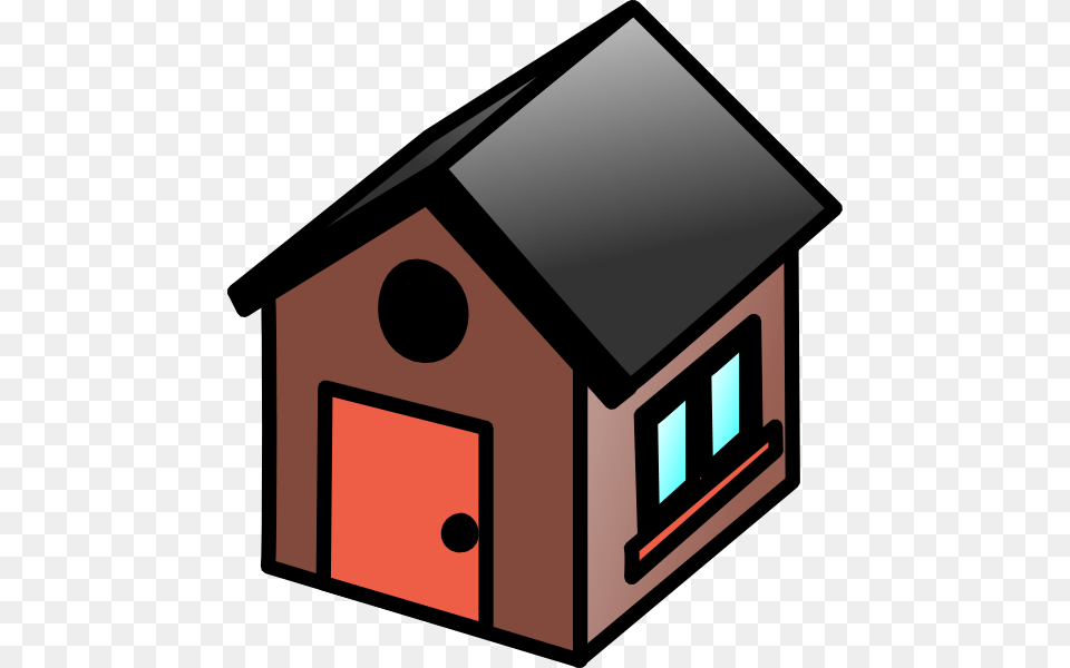 Brown House Icon Svg Clip Arts 552 X 600 Px, Dog House, Mailbox Png