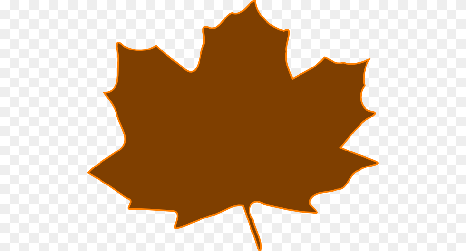 Brown Leaf Orange Border Clip Art, Maple Leaf, Plant, Clothing, Vest Png