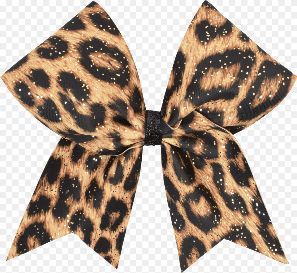 Brown Leopard I Love Cheer Hair Bow Riodinidae, Accessories, Formal Wear, Tie, Bow Tie Png
