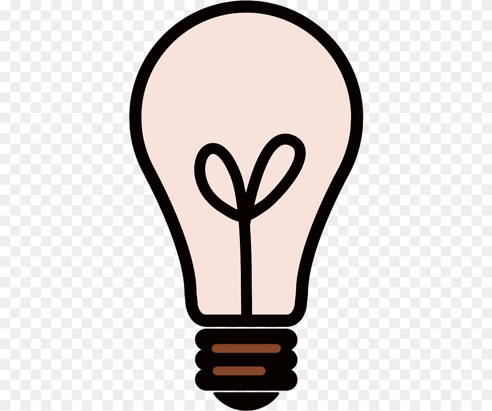 Brown Light Bulb Clipart Download Dibujo De Una Bombilla, Lightbulb Free Transparent Png