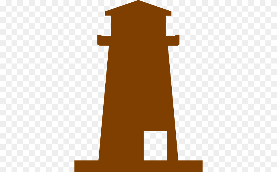 Brown Lighthouse Clip Art, Cross, Symbol Free Png Download