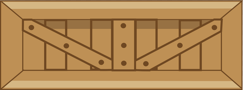 Brown Long Crate Clipart, Box, Wood Free Transparent Png