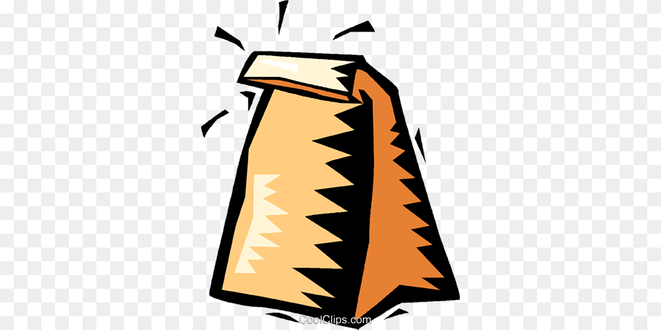 Brown Lunch Bag Royalty Vector Clip Art Illustration, People, Person Png Image