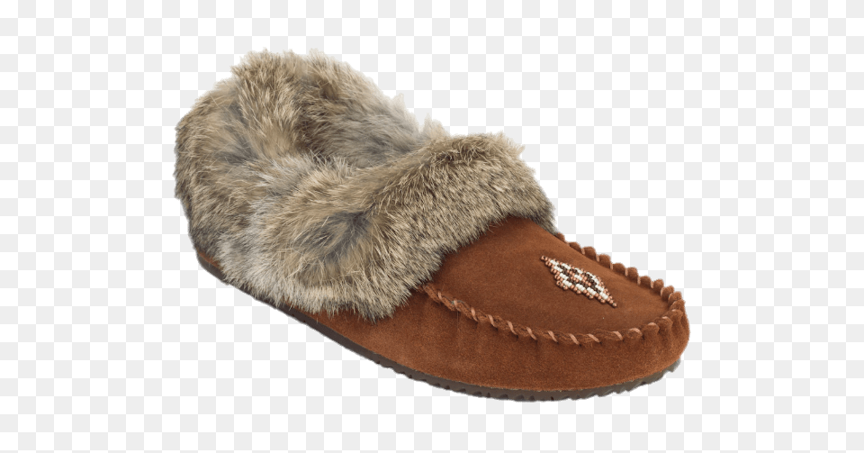 Brown Mocassin With Fur Lining, Clothing, Footwear, Sandal, Birthday Cake Png Image