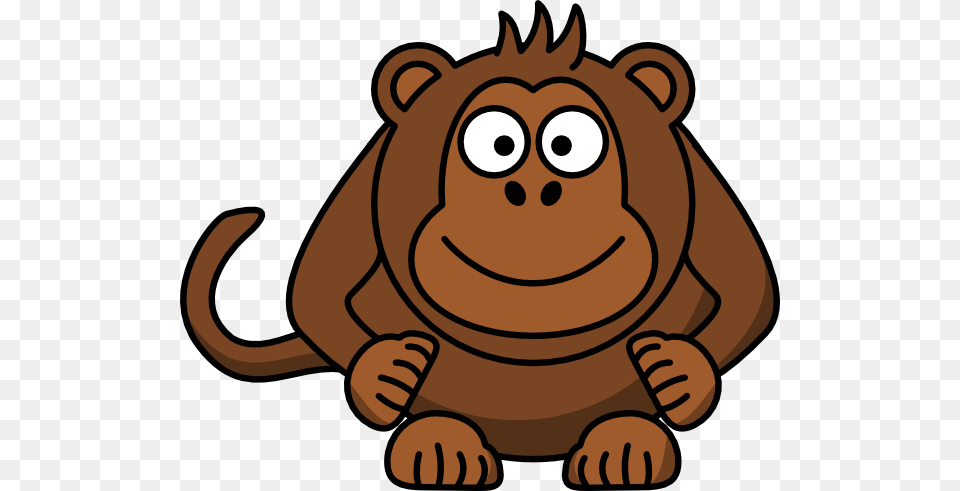 Brown Monkey Clip Art, Animal, Mammal, Wildlife, Bear Free Png