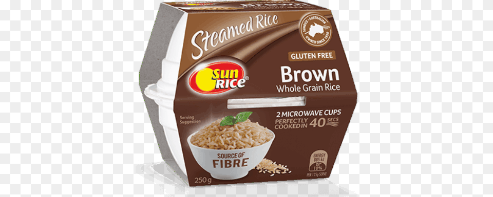 Brown Mw Cups 250g Transparent Rice, Food, Grain, Produce, Brown Rice Free Png