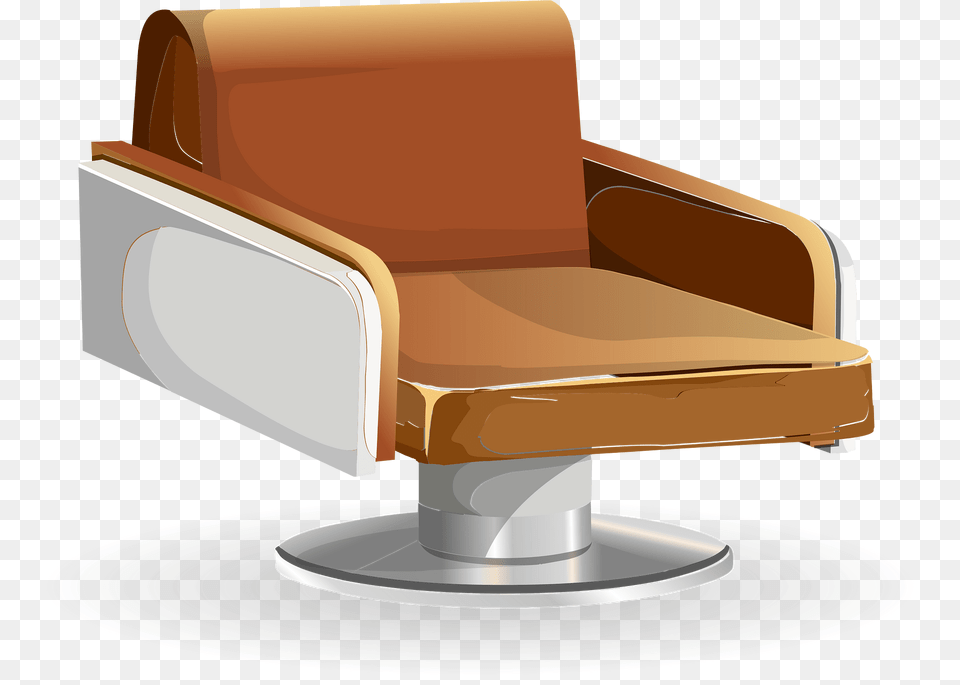 Brown Office Soft Hydraulic Chair Clipart, Furniture, Armchair, Crib, Infant Bed Free Transparent Png
