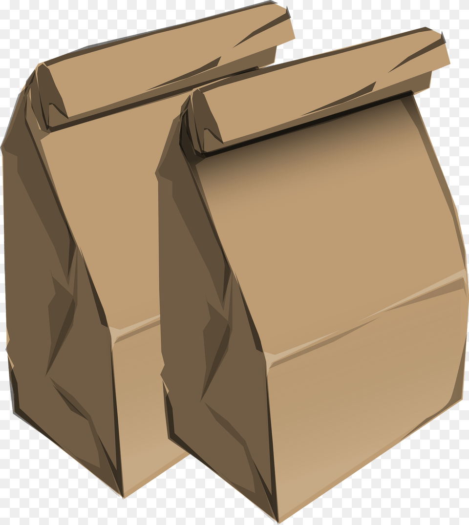 Brown Paperbags Clipart, Box, Cardboard, Carton, Mailbox Free Png Download