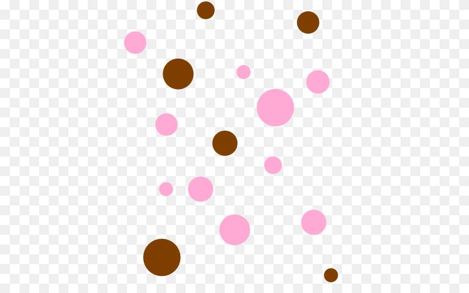 Brown Pink Polka Dots Clip Art For Web, Pattern, Polka Dot Png