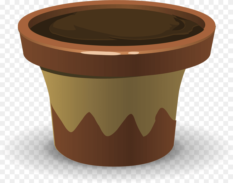 Brown Pot Table Decor Clipart, Cookware, Cup, Pottery, Jar Png Image