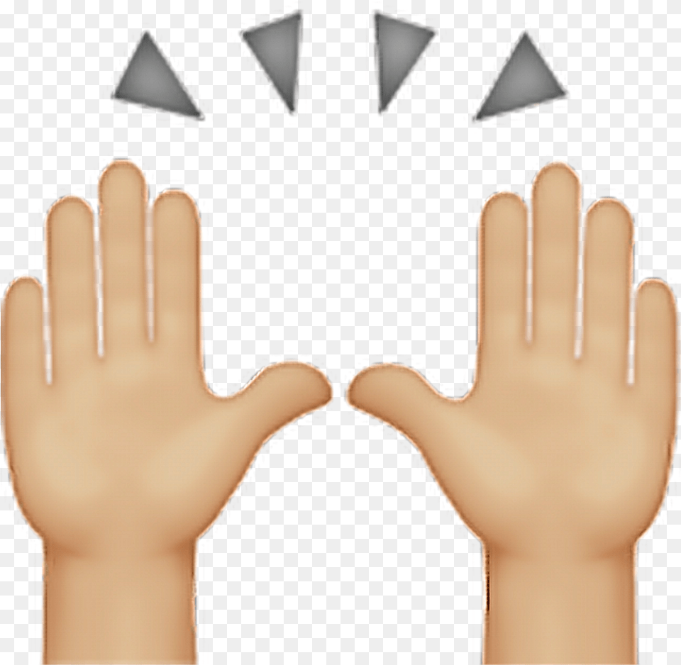 Brown Praise Hands Emoji Hands Thankful Emoji, Body Part, Finger, Hand, Person Free Png Download