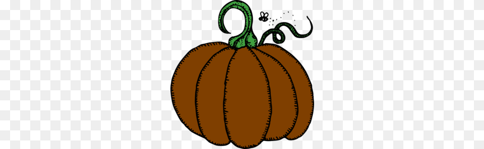 Brown Pumpkin Clip Art, Food, Plant, Produce, Vegetable Free Png Download