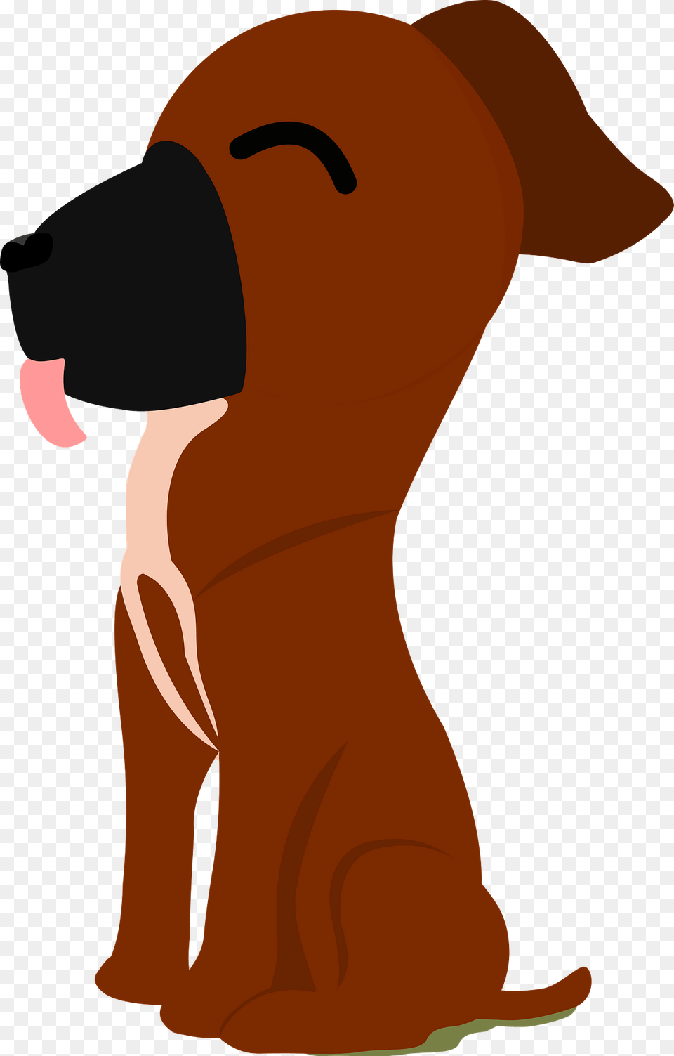 Brown Puppy Clipart, Person, Animal, Mammal, Pet Png Image