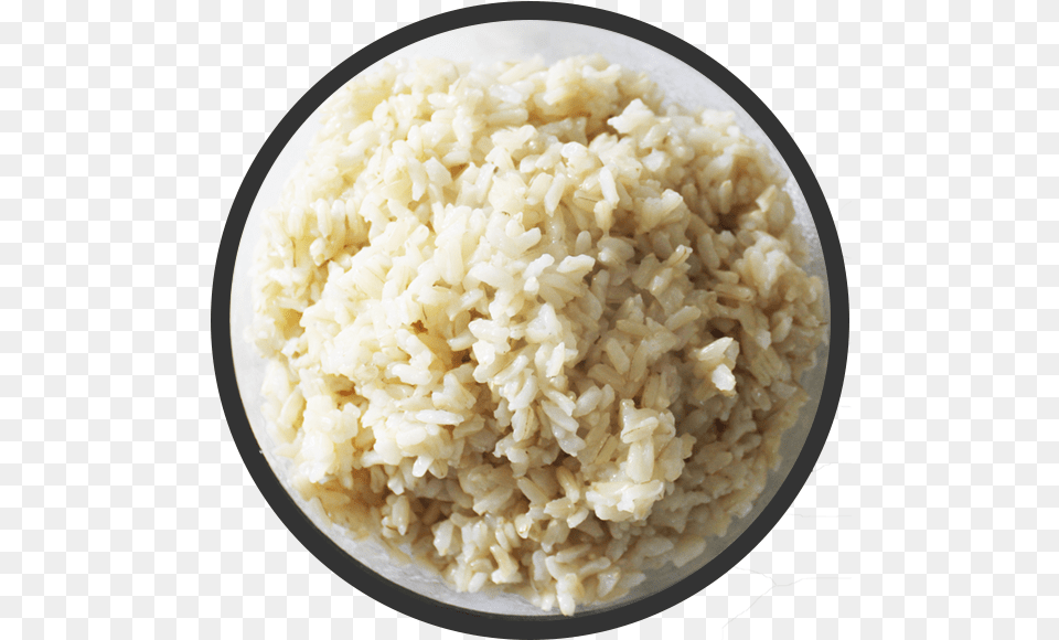 Brown Rice White Rice, Food, Grain, Produce, Plate Png Image