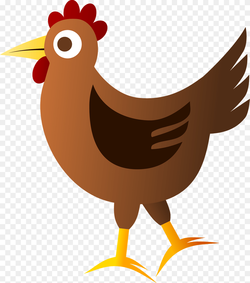 Brown Rooster Clipart, Animal, Bird, Chicken, Fowl Free Png