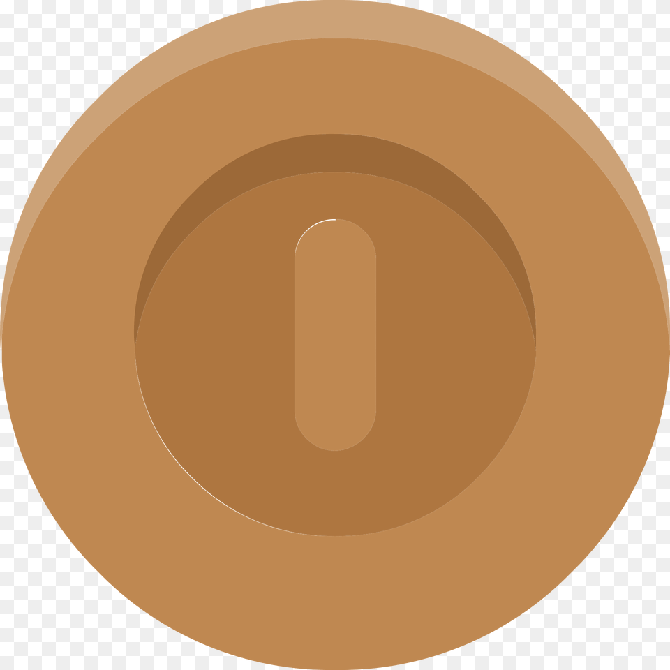 Brown Round Coin Clipart, Bronze, Clothing, Hat, Pottery Free Png Download