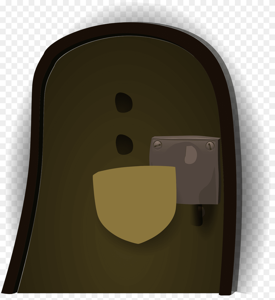 Brown Rounded Door Clipart, Bag, Backpack Png Image