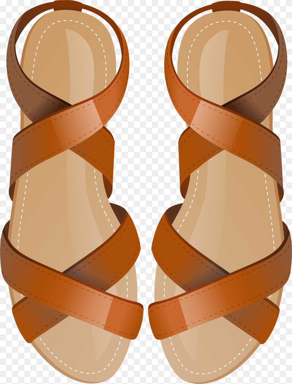Brown Sandals Clip Art Brown Sandals Clipart, Clothing, Footwear, Sandal, Device Free Transparent Png