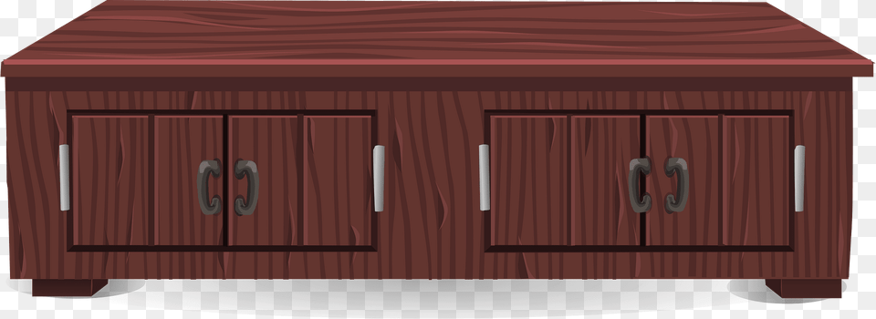 Brown Short Cabinet Clipart, Furniture, Sideboard, Drawer Png