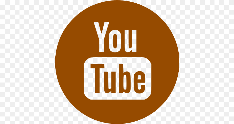 Brown Site Logo Icons Youtube Logo Black, Disk Png Image
