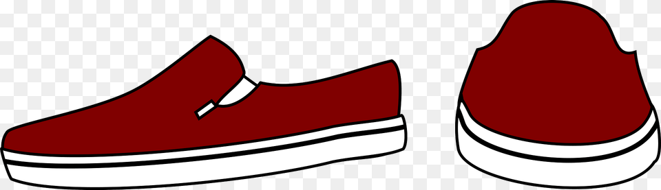 Brown Slip On Shoes Clipart, Clothing, Footwear, Maroon, Shoe Free Transparent Png