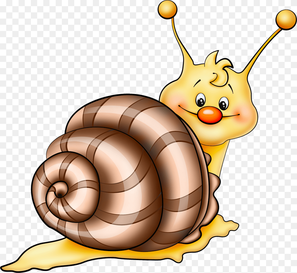 Brown Snail Cartoon Picture Snail Cartoon Cute Snail Clipart, Animal, Invertebrate Free Transparent Png