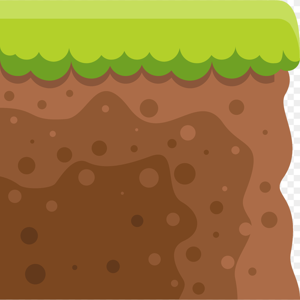 Brown Soil Green Grass Clipart, Texture, Brick Free Png