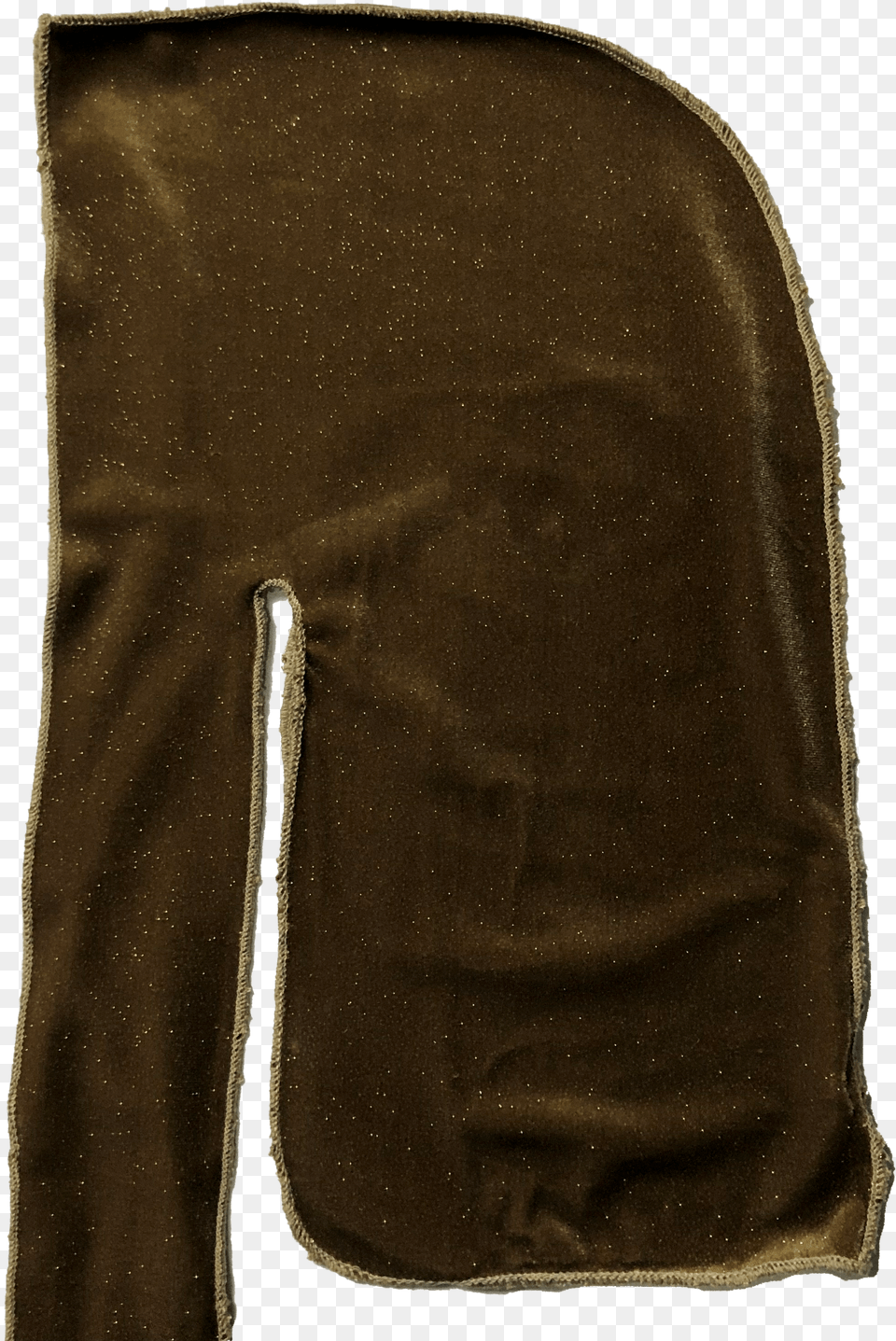 Brown Sparkle Velvet Durag Leather Free Transparent Png