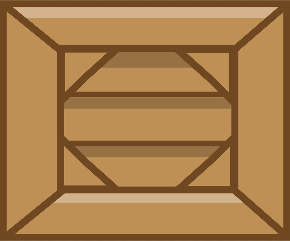 Brown Square Crate Clipart, Closet, Cupboard, Furniture, Shelf Png