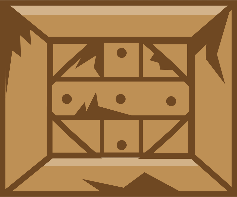Brown Square Crate Clipart, Cabinet, Furniture, Drawer, Closet Png
