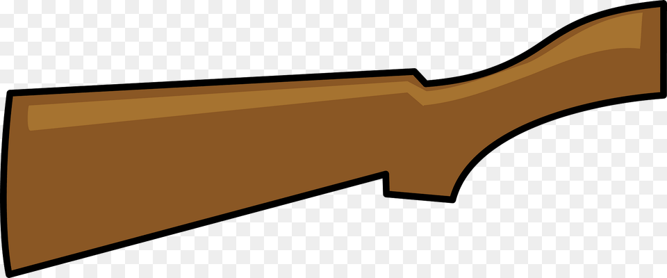 Brown Stock Clipart, Firearm, Gun, Rifle, Weapon Png