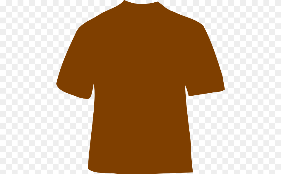 Brown T Shirt Clip Art For Web, Clothing, T-shirt Free Transparent Png