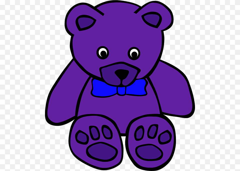 Brown Teddy Bear Clipart, Purple, Animal, Mammal, Wildlife Png