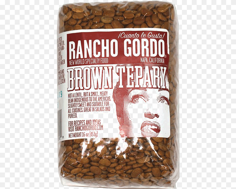 Brown Tepary Bean Rancho Gordo, Food, Produce, Almond, Grain Png
