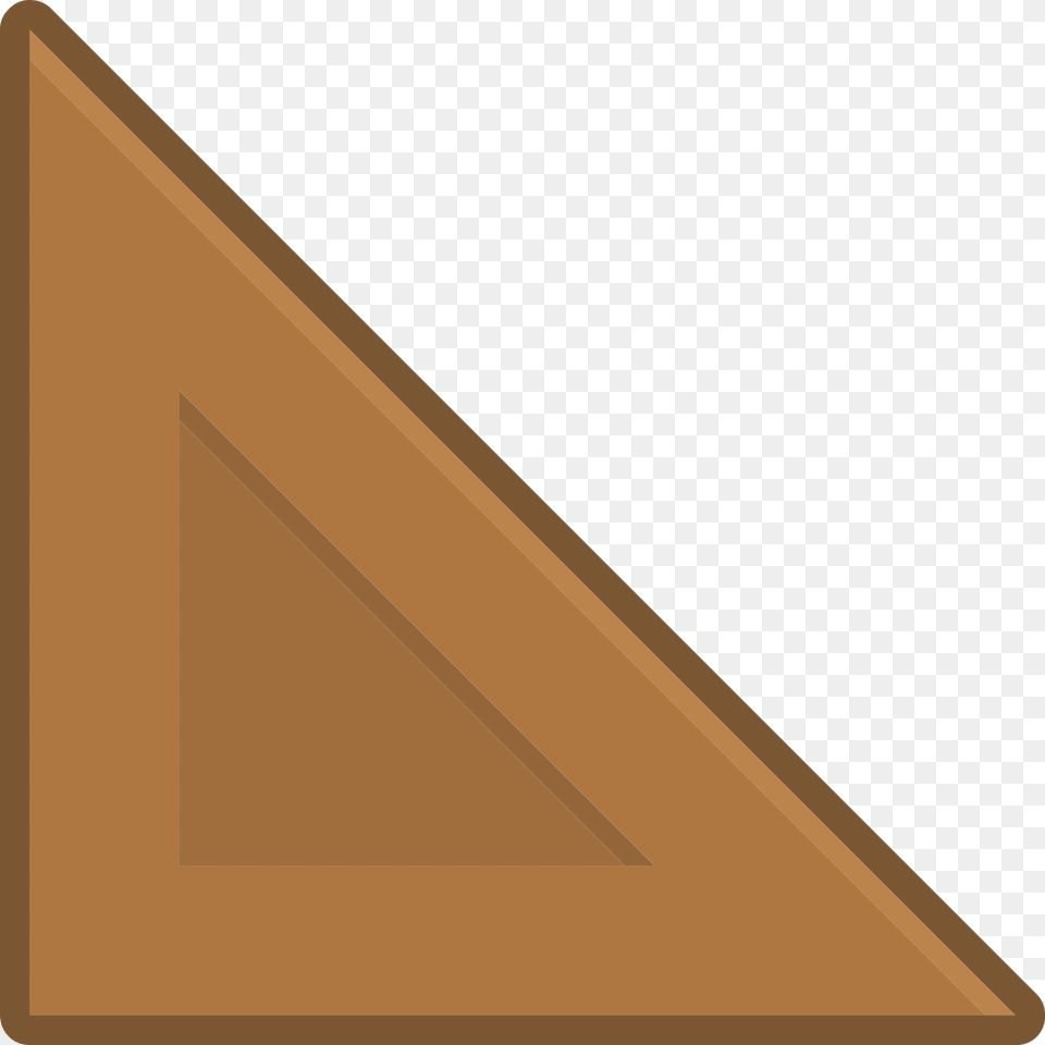 Brown Triangle Clipart, Plywood, Wood Free Png