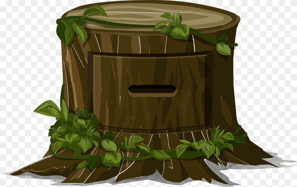 Brown Trunk Fantasy Chest Clipart, Plant, Tree, Tree Stump Png Image