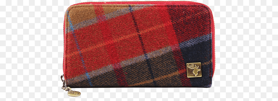 Brown Tweed Purse Coin Purse, Accessories, Tartan Free Png