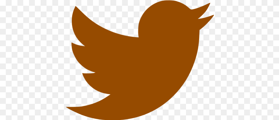 Brown Twitter Icon Brown Social Icons Social Media Tweet Icon, Animal, Fish, Sea Life, Shark Free Png Download