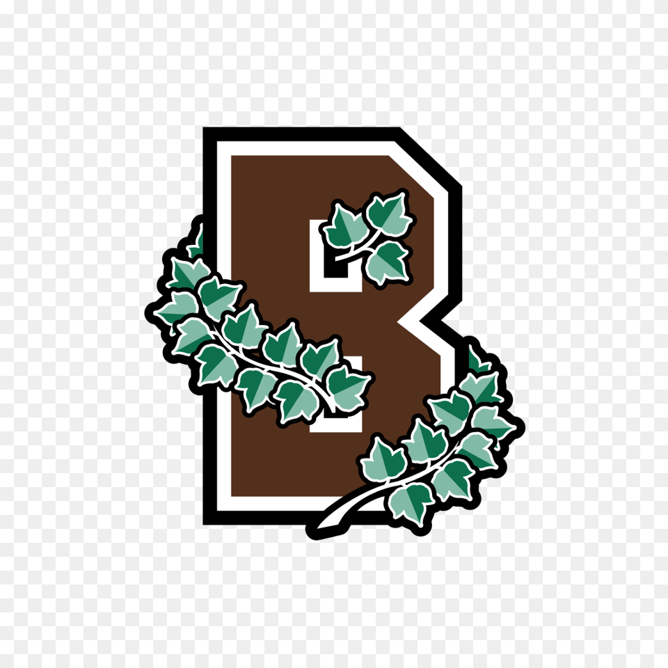 Brown University Athletics Logo Clipart Brown Bears Basketball, Leaf, Plant, Number, Symbol Free Png