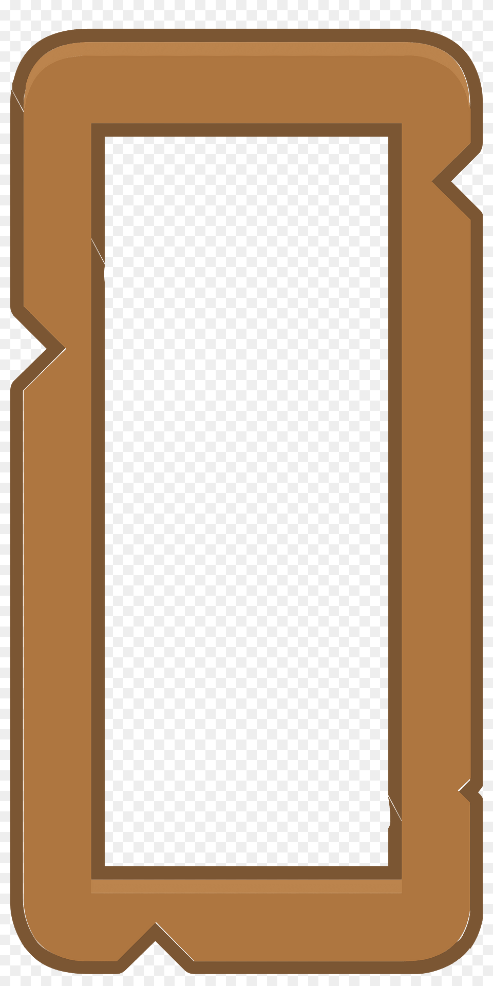 Brown Vertical Rectangle Clipart, Blackboard Free Png