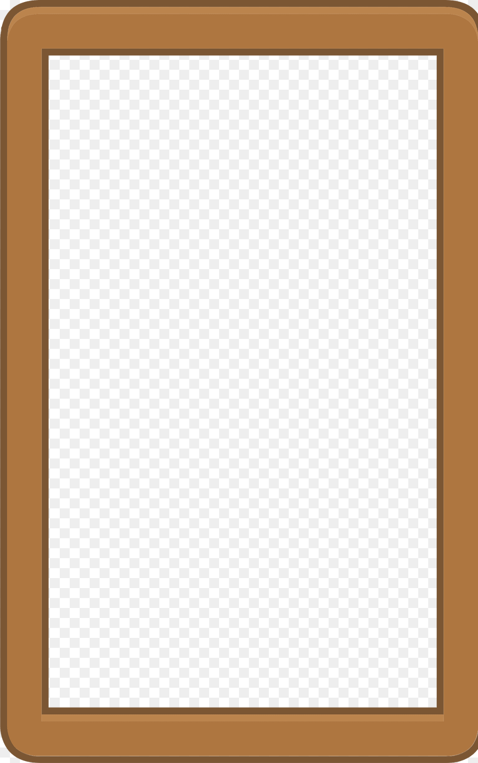 Brown Vertical Rectangle Clipart, Blackboard, Home Decor Free Png