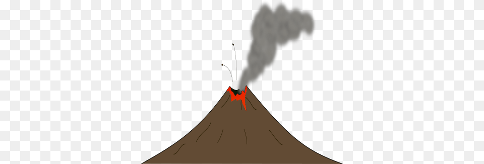 Brown Volcano Clip Art, Nature, Mountain, Outdoors, Eruption Free Transparent Png