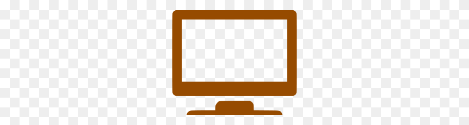 Brown Widescreen Tv Icon, Maroon Png Image